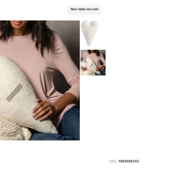 🌸Demdaco Pillow 20” Grateful Hearts - Picture 11 of 11